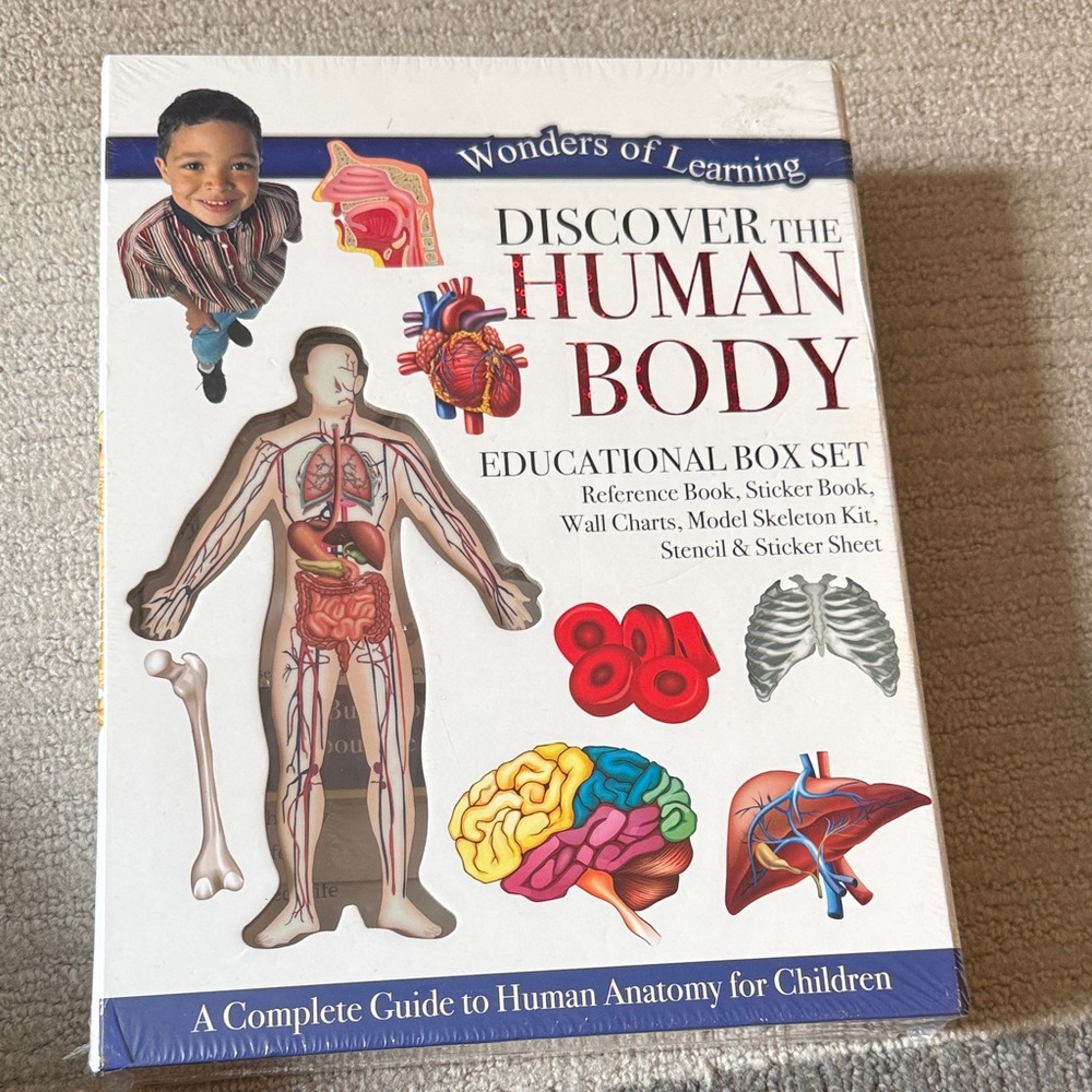 Discover the Human Body - Educational Box Set (White)- Unopened
